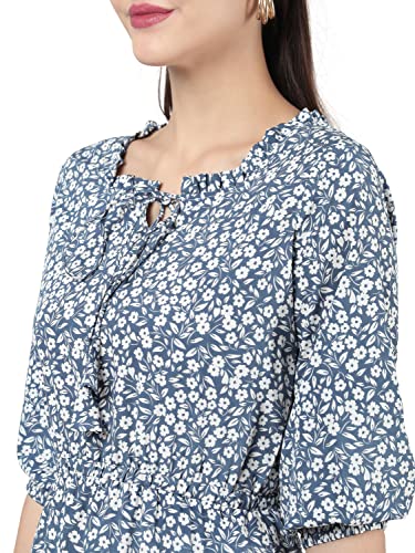 Image of AHANA Printed Crepe Maxi Dress