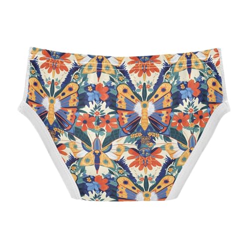 visesunny Boys Cotton Underwear Tropical Butterfly Totem Printed Toddler Soft Training Briefs Size 2T-8Y for Kids2