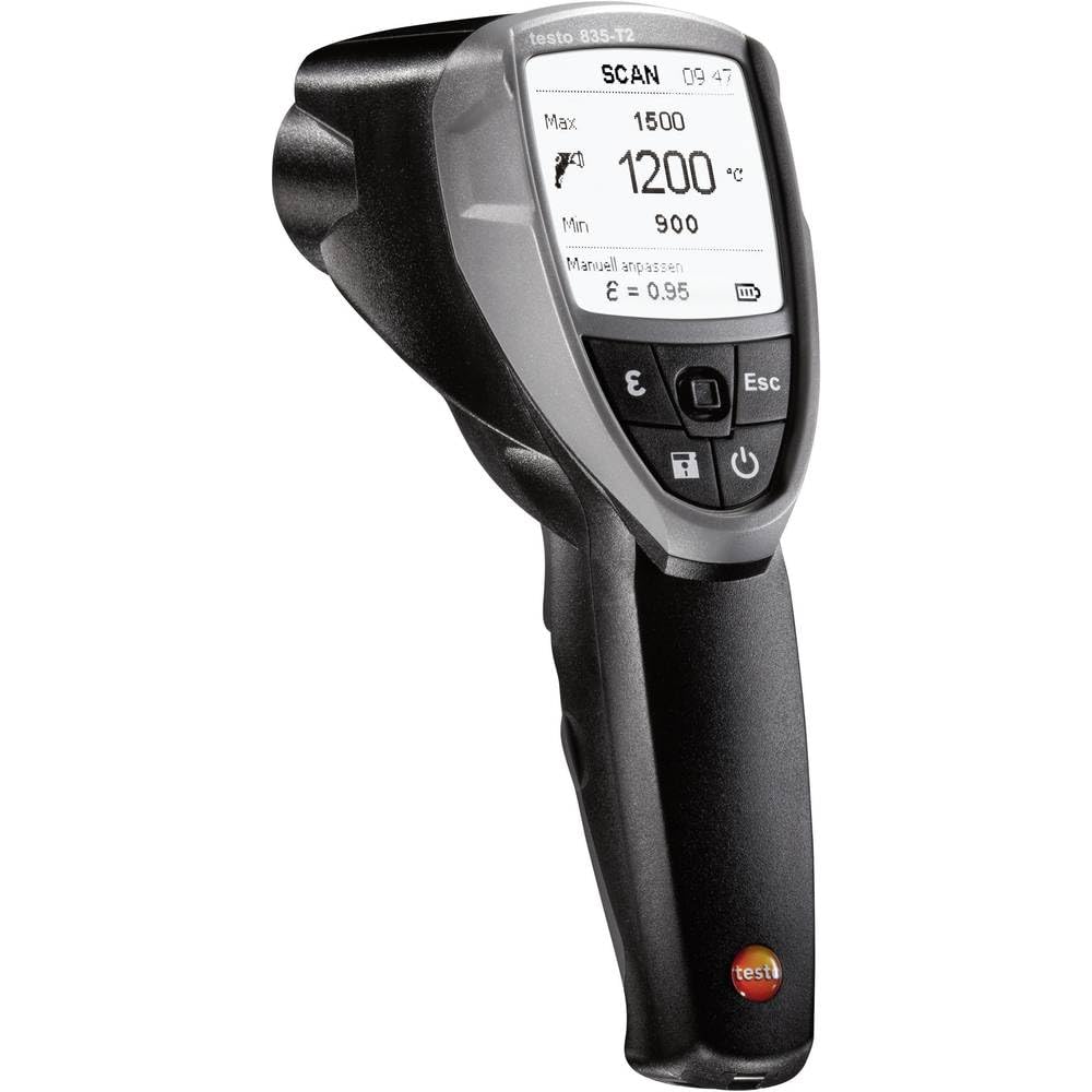 835-T2 Infrarot-Thermometer 50:1, bis +1500°C, Celsius