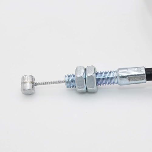 Miniatura 6 de Piezas de repuesto reclinables universales de metal para sofá reclinable, palanca de liberación, mango de cable, repuesto de cable, color negro