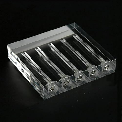 Acryl Automobilöl Qualitätsvergleicher Getriebeöl Automobilöl Viskositätsprüfer Demo Stand Testwerkzeug (5 Loch)