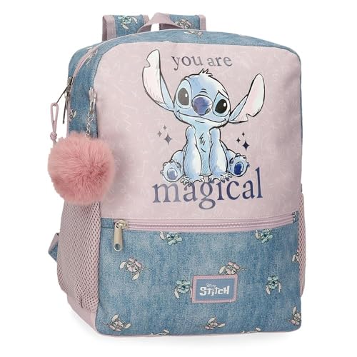 Disney Joumma Bags Stitch You are magical zaini, zaini scolastici, zaini per bambini, include pompon...