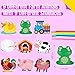 SpriteGru 9 PCS Farm Theme Lacing Cards, 9 Double Sided Sewing Cards with 9 Colorful Laces, Imagination Development Lacing Toys Educational and Learning Activity for Preschoolers, Kids
