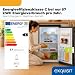 Exquisit Vollraumkühlschrank 126 l | Energieklasse C | leise 35 dB | LED-Beleuchtung | 55 cm breit | KS516-V-040C inoxlook-az | Inoxlook-az