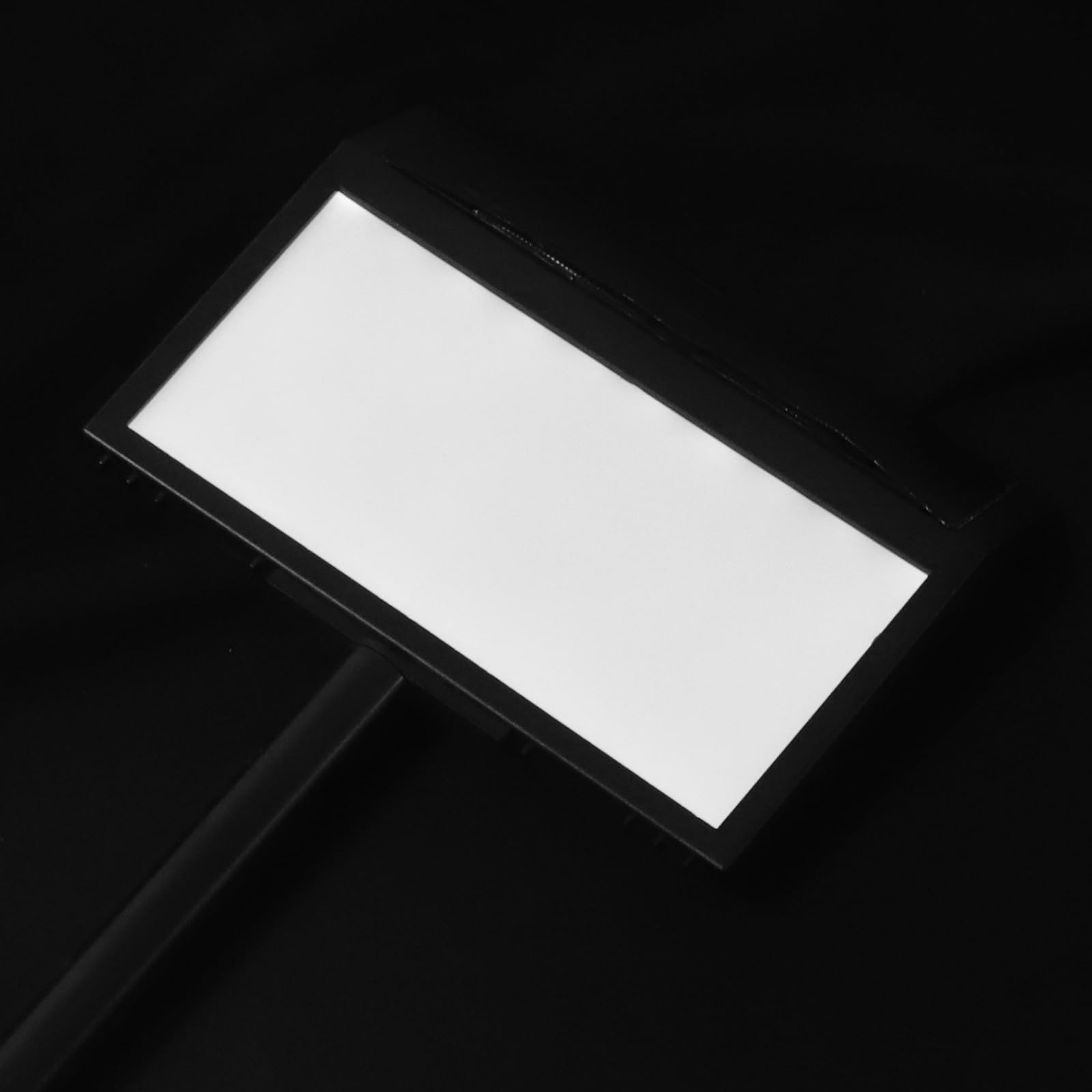 SUPVOX Lampada Solare per Esterno Numero Civico LED ad Alta Luminosità, Targa in Plastica Nera per Illuminazione Casa e Giardino