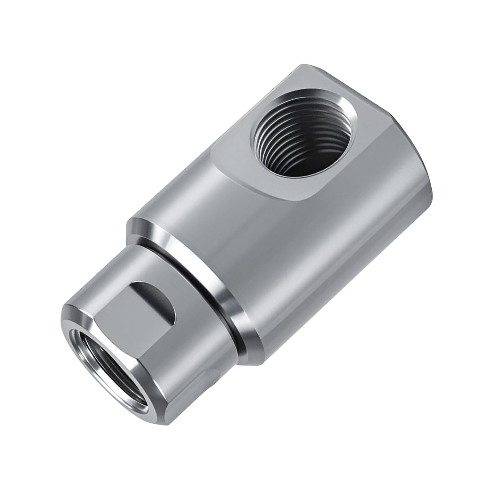 Carrete de manguera de acero inoxidable de alta presión de 1/2 pulgada, junta giratoria resistente con ajuste de grasa y mecanismo giratorio de rodamiento de bolas, a prueba de fugas, rosca