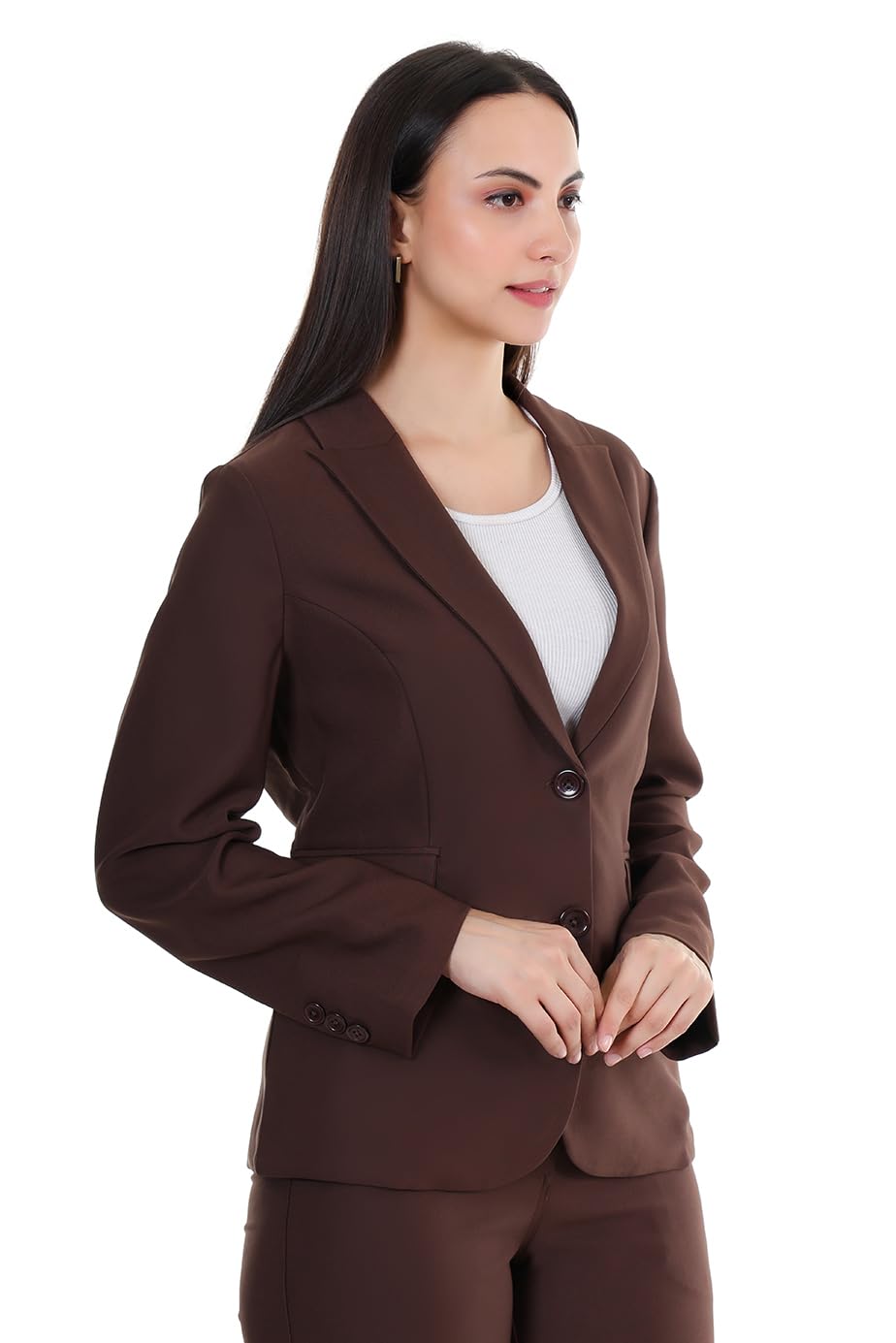 fuchsiabless Premium Women's Regular Fit Blazer with Lining, Professional and Casual Wear-picture-23