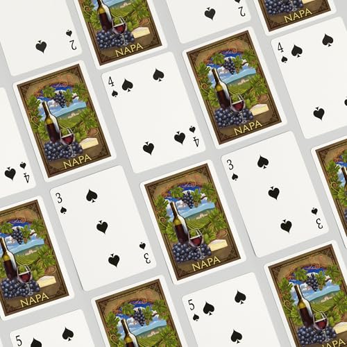 Lantern Press Carta Poker Napa California Pinot Noir miniatura 4