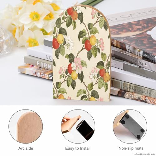 Sujetalibros moderno de madera Branch Toile un organizador resistente de diseño exclusivo 5