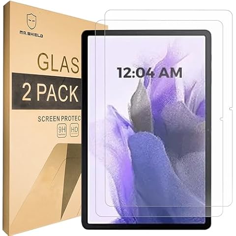 Mr.Shield [2-PACK] Screen Protector For Samsung Galaxy Tab A9+ / Galaxy Tab A9 Plus (2023) [Tempered Glass] [Japan Glass with 9H Hardness] Screen Protector Cover