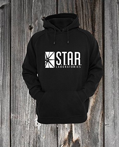 Tim's Tees Houston Star Labs Hooded Sweatshirt Adult4