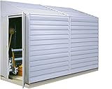 Arrow Shed Yardsaver Compact Galvanized Steel Storage Shed with Pent Roof, 4' x 10'