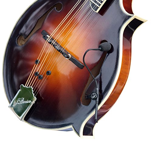 The Feather Archtop Mandolin Pickup with Flexible Micro-Gooseneck by Myers Pickups