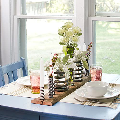 Briful 6Pcs Artificial Chrysanthemum Flowers 4'' Faux Pincushion Flower Large Spider Mums Flowers For Home Décor Centerpiece Wedding Bouquet (Creamy White) #TOP5