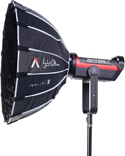 Miniatura 2 de Aputure Light Dome Mini III Softbox, modificador Bowens Mount Softbox con configuración de plegado rápido para luz de fotografía Aputure Amaran 100x