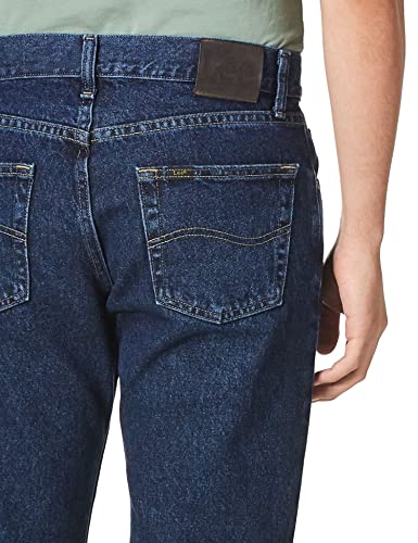 Image of Lee Men's Regular Fit Straight Leg Jean, Dark Stone, 31W x 30L