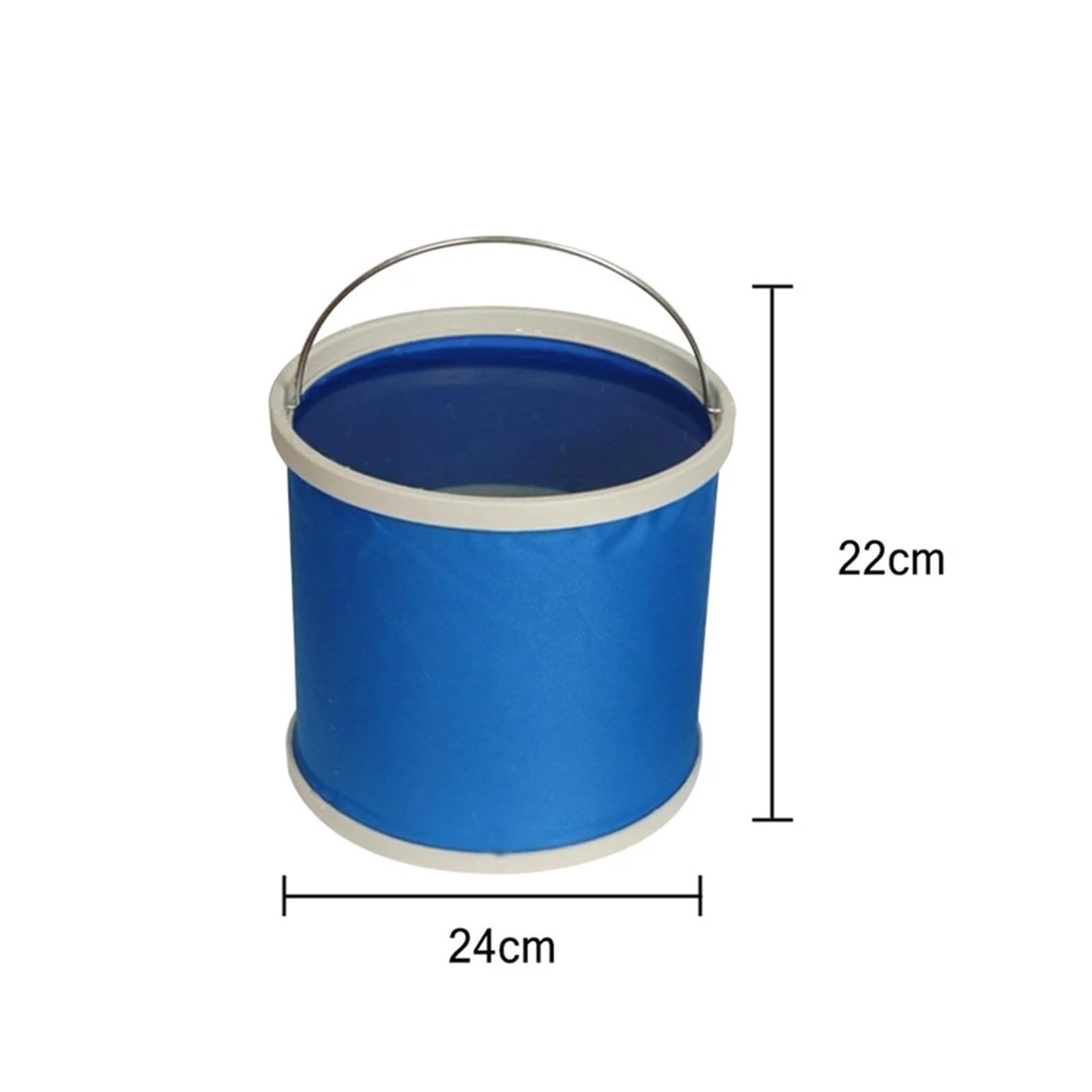 Cubo de Agua portátil Plegable for Viajes al Aire Libre, Camping, Senderismo, Pesca, contenedor Almacenamiento, Barril Picnic for Beber, 2 uds para Lavado Camping(9L)