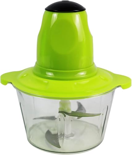 Picadora eléctrica de carne, procesador de alimentos, picadora eléctrica de alimentos de 2 litros, hoja de cuchillo dimensional, procesador de