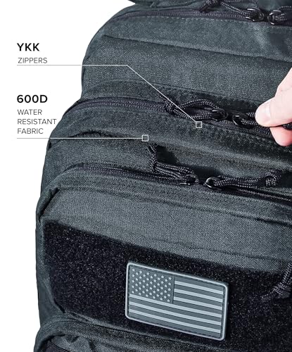 Image of Falko Tactical Backpack for Men and Women 50L Backpack 2.4x Stronger Large Military Molle Rucksack, Bugout Backpack Outdoors
