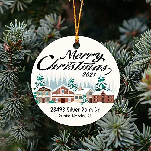 Punta Gorda Christmas Tree Lighting 2022 Amazon.com: Custom Christmas 2021 Ornament With Your Address: 28498 Silver  Palm Dr - Punta Gorda, Fl - Personalized Christmas Ornament Gift For  Homeowners - Ornament Round Plastic 3 Inches: Home & Kitchen