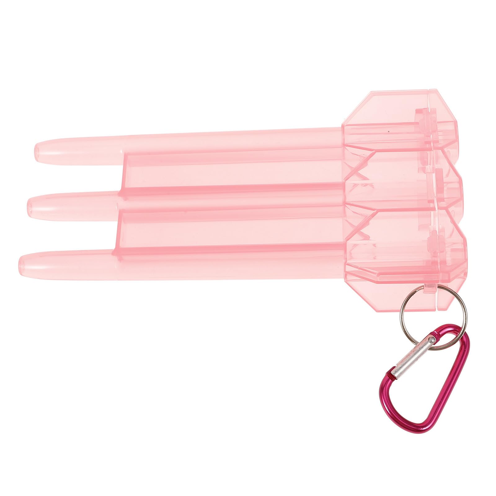 CIYODO Portable Hard Shell Darts Case with Carabiner, Lightweight Pink
