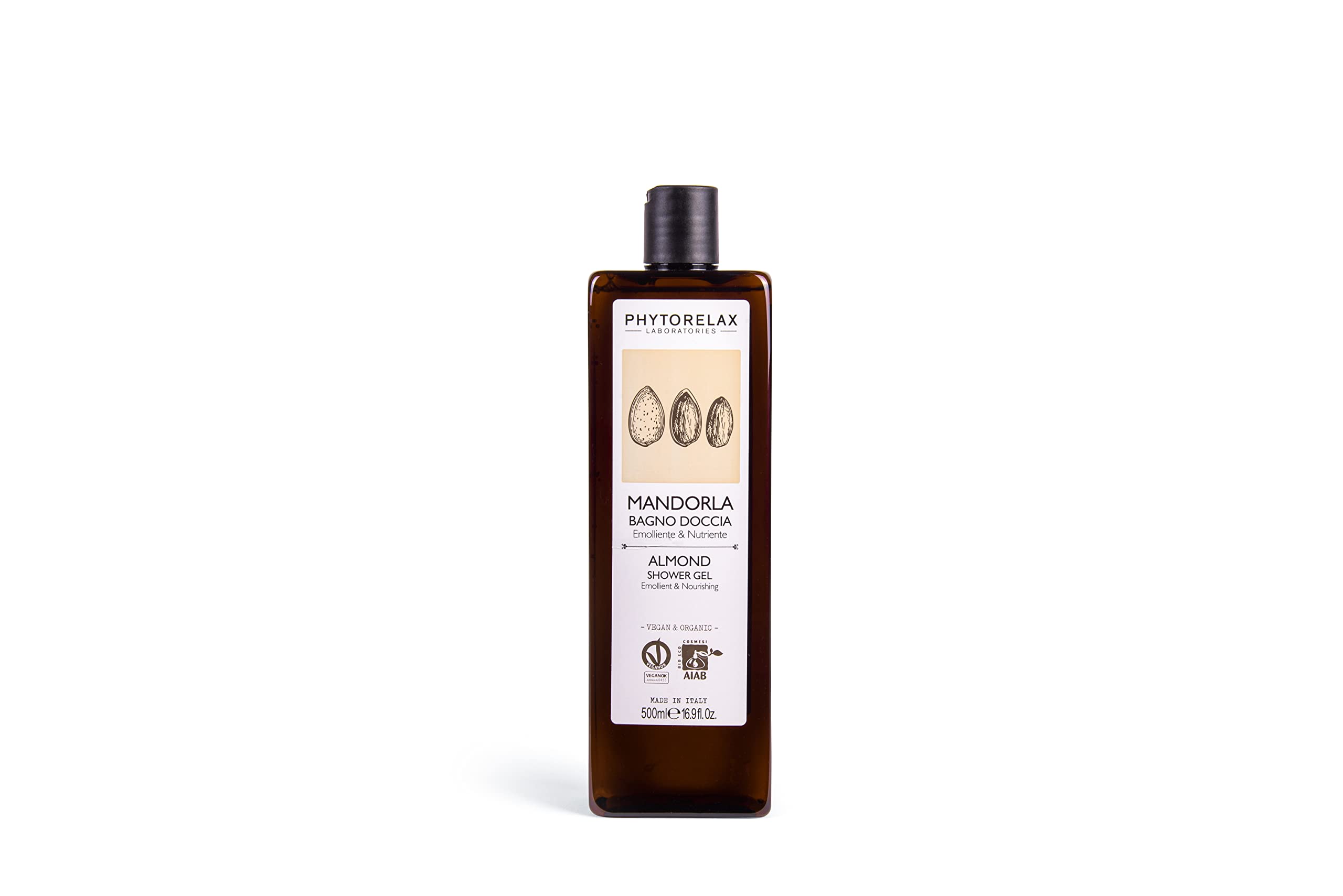 PhytorelaxLaboratories Vegan & Organic Almond - Shower Bath - Nourishing & Soothing - 500g