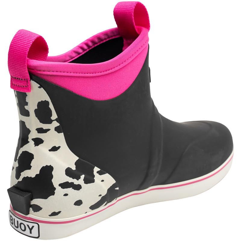 Image of Buoy Boots Women's Waterproof Ankle Rain Boots, Rubber Deck & Fishing Boots