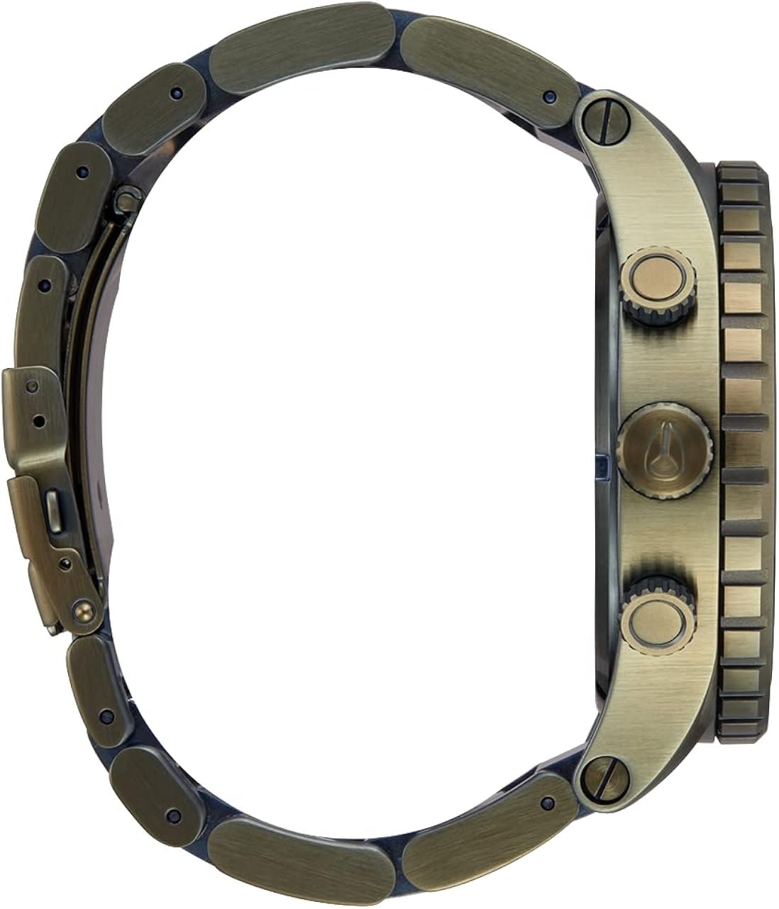 NIXON 51-30 Chrono. Orologio da uomo resistente allacqua (XL 51 mm quadrante/25 mm cinturino in acciaio inox) NIXON 51-30 Chrono. Orologio da uomo resistente allacqua (XL 51 mm quadrante/25 mm cinturino in acciaio inox)