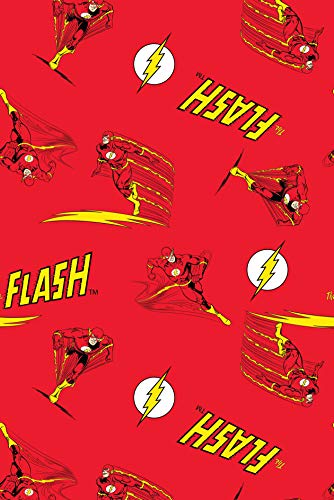 DC Comics Men's Classic The Flash Comic Allover Print Loungewear Pajama Pants3
