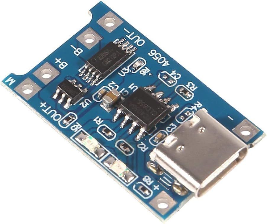 UG LAND INDIA TP4056 Type-c USB 5V 1A 18650 Lithium Battery Charger Module Charging Board with Dual Protection Functions-image-41
