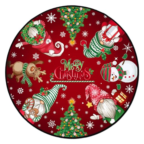 Tapis de sol rond pour chambre bébé évitant les glissades 91 cm