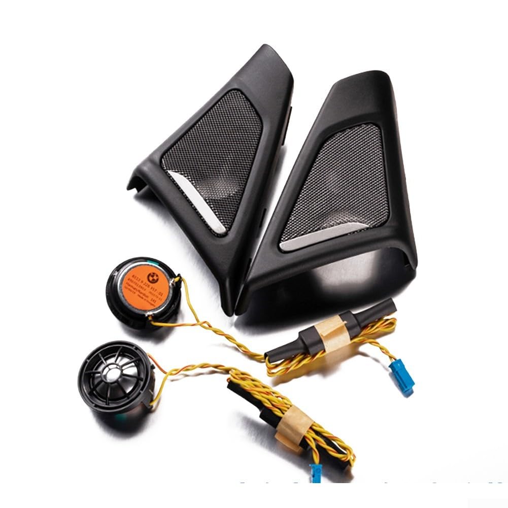 Haut-parleur d'aigus pour porte avant de voiture avec coque en ABS pour BMW Série 5 F10 F11 2010-2017 - Conduite à gauche