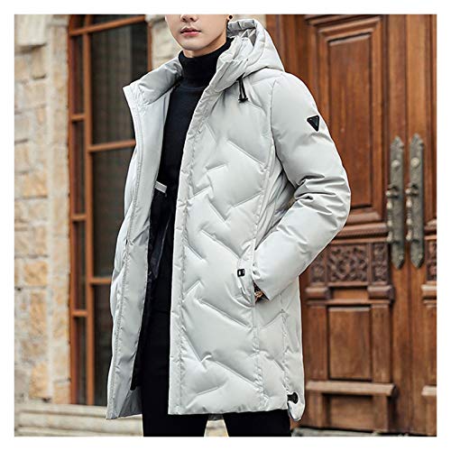 Daunenjacke Männer Lange Daunenjacke Mit Kapuze Kleidung Down Parka...