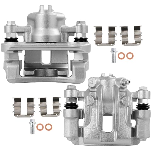 Image of SCITOO - Rear Disc Brake Calipers Assembly with Bracket For Hyundai For Elantra 2009 2010 2011 2012 19B3477A 19B3476A