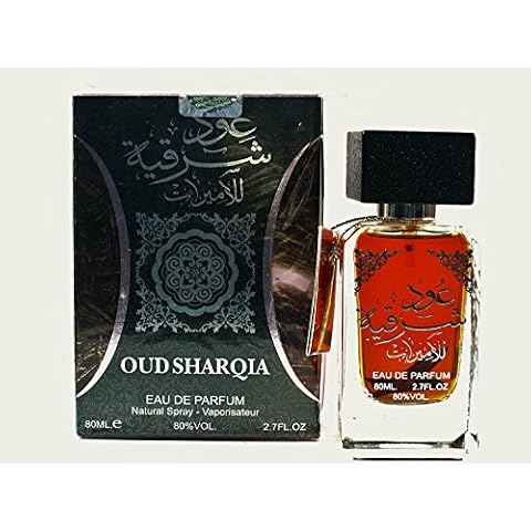 Oud Sharqia Women Perfume Spray With Oudh Wood Inside 80ml Cover