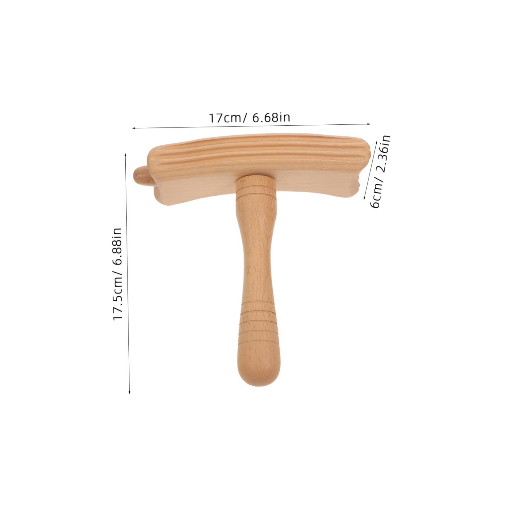 COLLBATH Neck Massaging Tool Wooden Stick Muscle Scraper for Back Portable Massager Stick Gentle Massager for Adults for Girlfriend Friend