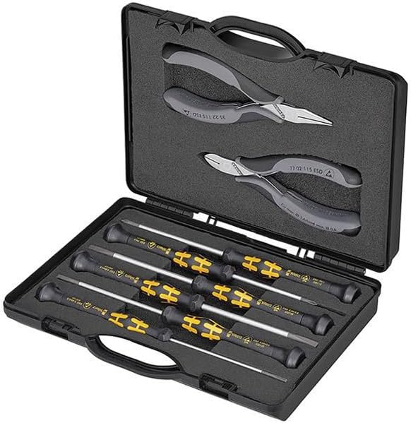 00 20 18 ESD Electronics Pliers Sets "ESD" 8Piece