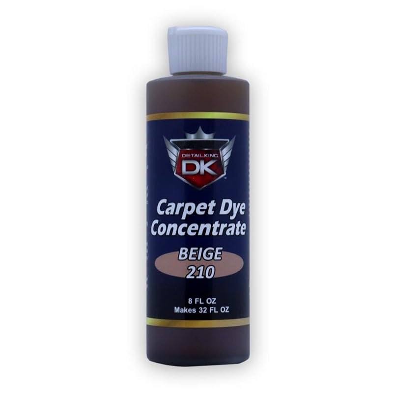 Corante líquido para carpete automotivo Detail King Bege, frasco de 240 mL