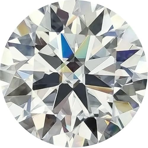 Pirmiana Real D Colorless Moissanite Loose Stone VVS1 with GRA Report for Jewelry Making (0.4)