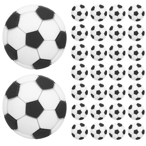 MAGICLULU 30 pinces à crayons en PVC en forme de ballon de football, décorations mignonnes pour cahiers d'école, fournitures scolaires et sacs de friandises d'Halloween.