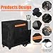 Welding Cart Cover Suitable for Tig Mig Cart & Plasma Cutter, 600D Waterproof Welding Machine Cover with Zipper (39.4''Lx39.4''Hx19.7''W)