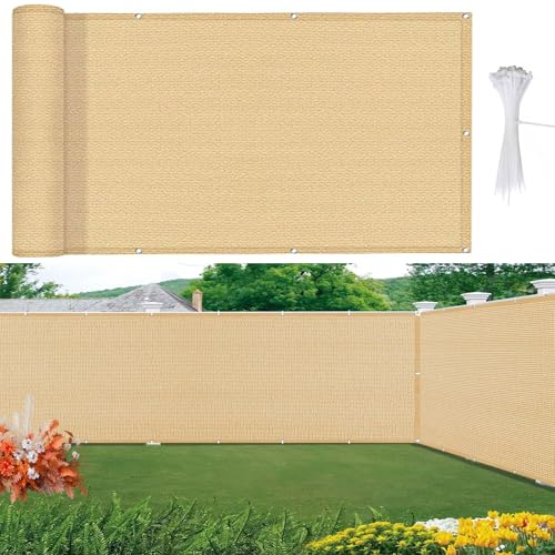 Brise vue 110 x 1000 cm HDPE résistant aux intempéries et filet d'ombrage balcon - 2