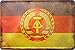 Produktbild Blechschild Länder Fahne National Flagge DDR Deutsche Demokratische Republik 20x30 cm Deko Retro-Look 19