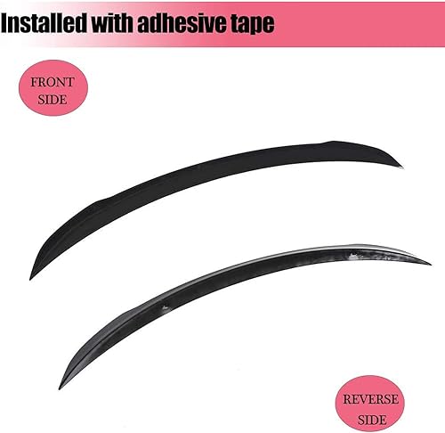 Miniatura 5 de MCARCAR KIT Alerón de maletero compatible con Mercedes Benz Clase A W177 V177 A35 AMG Sedan 2019UP Negro ABS A160 A180 A200 A220 A250 Tapa trasera