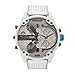 Produktbild Diesel Herrenuhr Mr. Daddy 2.0, Chronographenwerk, 57 mm, weißes Edelstahlgehäuse mit Edelstahlarmband, DZ7419