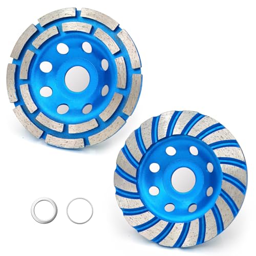 SWIGRANCE 2Pcs Diamond Cup Wheels
