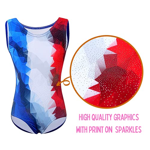 Image of Dancina Girls Gymnastics Tank Top Leotard Dancewear New Designs and Prints Ages 3-12