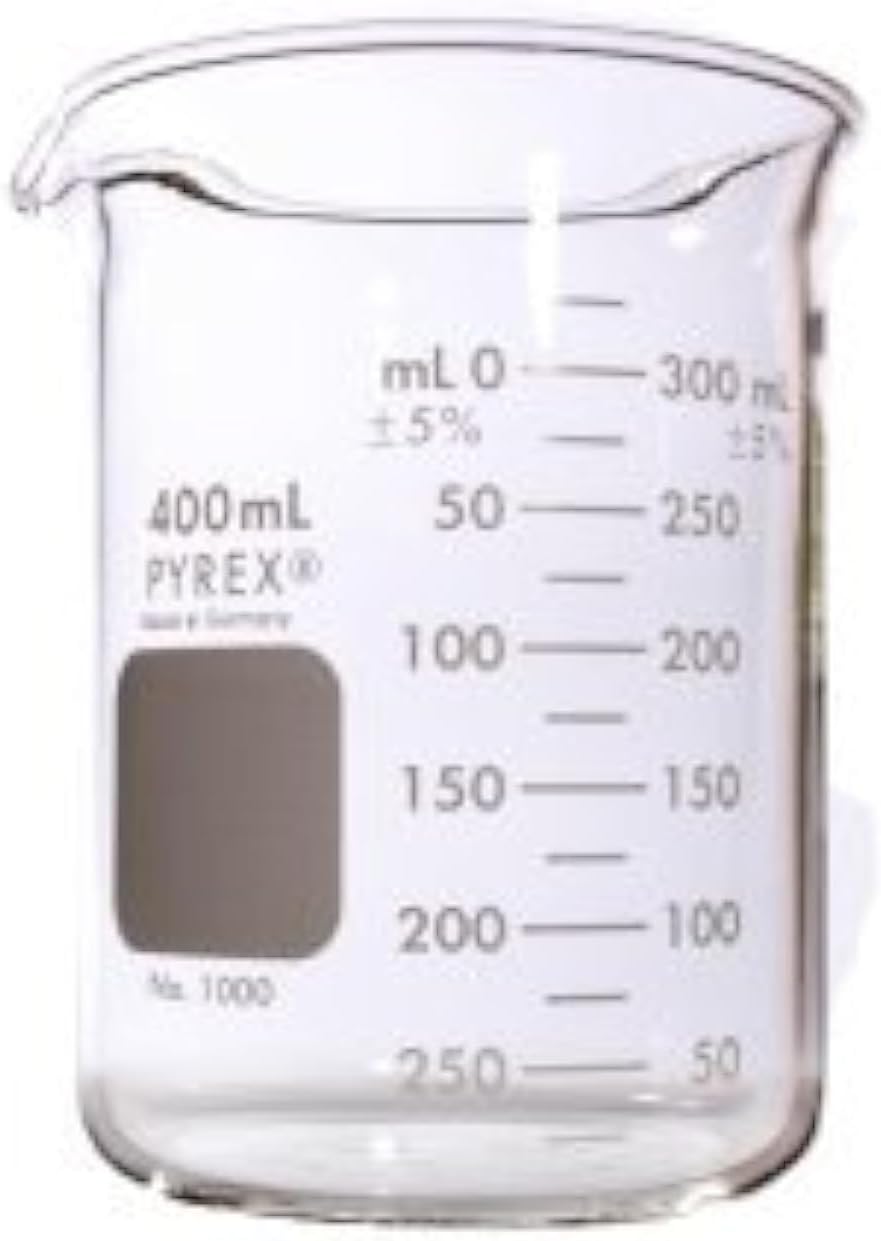 Pyrex 1000-400CNpk Griffin Low Form 400 mL Beaker Graduated 12Pk (Pack of 12)