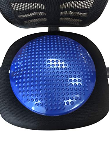 bintiva Adult Sized Stability Wobble Cushion - Large 37cm Seat/Including Free Pump/Exercise Fitness Core Balance Disc