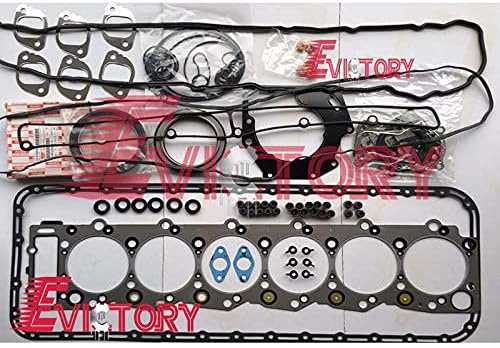 For ISUZU 6HK1-TC 6HK1T overhaul rebuild kit oil pump valve gasket piston liner